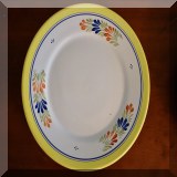 P50. Quimper plate with floral decoration. 11” - $28 